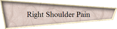 Right Shoulder Pain